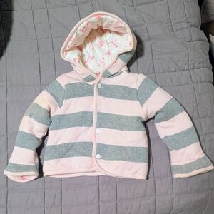 Burt's Bees Baby Reversible Organic Cotton Puffer Jacket